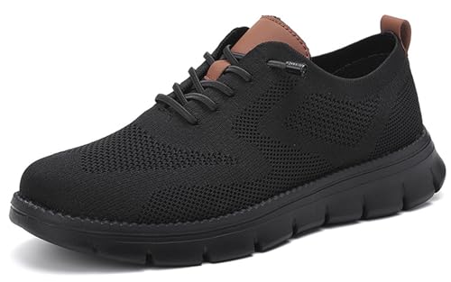 Wearbreeze Shoes for Men, Business Casual Oxford Sneakers Breathable Knit Mesh Upper for Stay Cool and Comfortable (Style_#12,EU_#41) von Jeeeun