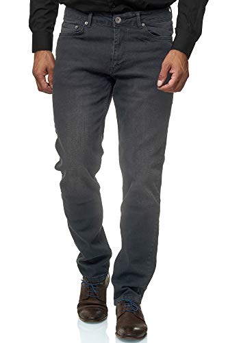 JEEL Herren-Jeans - Regular-Fit Straight-Cut - Stretch - Jeans-Hose Basic Washed 05-grau 31W / 30L von JEEL