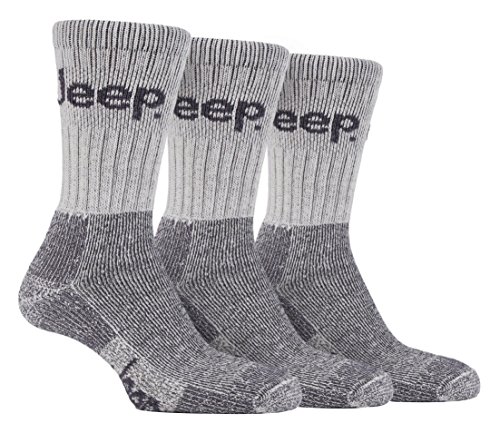 3 Paar Herren Jeep Gelände Wandersocken Beige Socken Socks von Jeep