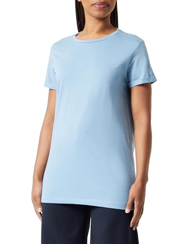 JEEP Damen Women's Oversized Vertical Print on Side-Cuffed Sleeve J23w T-Shirt, Mountain Spring, Large von JEEP