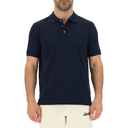 Jeep Herren J Kleine Stickerei J23S Polo Shirt, Night Blue, Large von Jeep