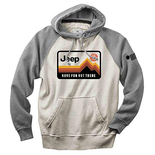 Jeep Herren-Kapuzenpullover mit langen Ärmeln und Kängurutaschen. - - XX-Large von Jeep