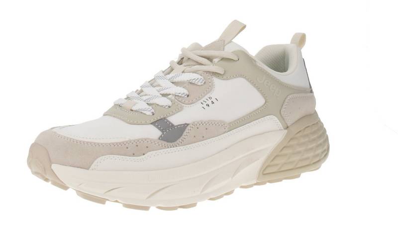 Jeep Jeep JM51093A Groove Nylon - Herren Sneaker - 098-Off-White Sneaker von Jeep