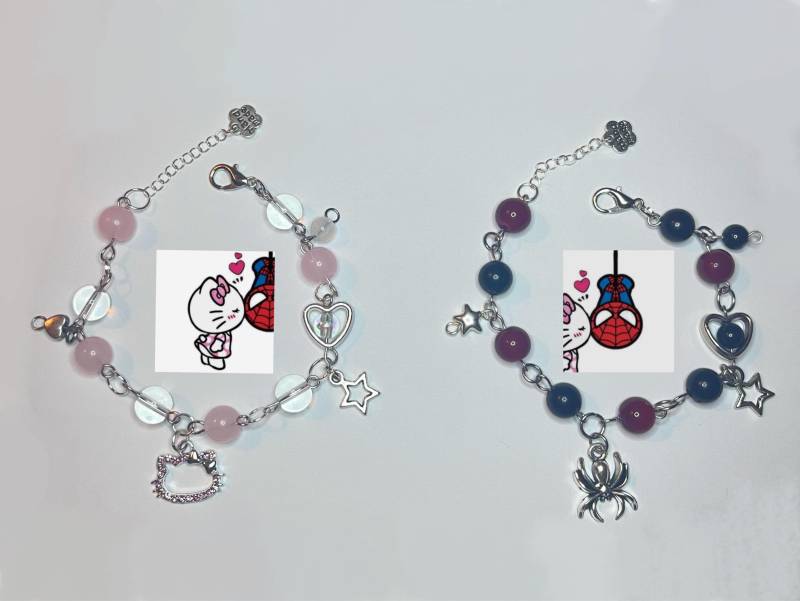 Spiderman Freundschafts Armband Set Y2K Stern Charm Paar Schmuck Spiderman Freundschafts Armband Set Y2K Stern Charm Paar Schmuck von Jeewqls