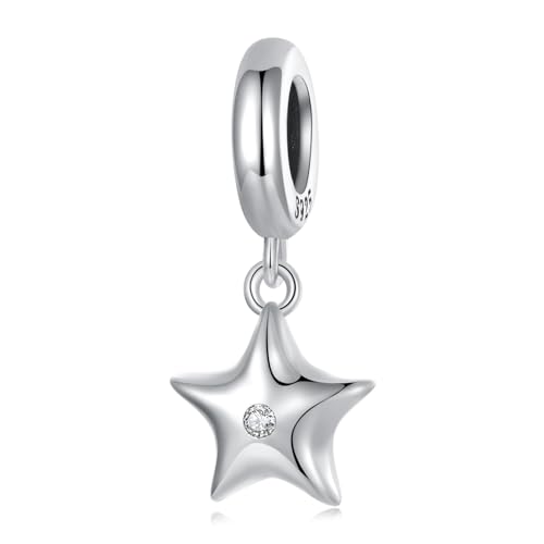 Stern-Anhänger Charms, 925er Sterlingsilber Beads für Pandora Armband Damen Stern-Anhänger Charms, 925er Sterlingsilber Beads für Pandora Armband Damen von Jefanny