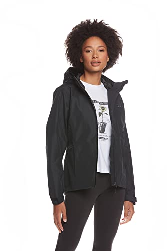 Jeff Green Damen Atmungsaktive Wasserdichte Outdoor Funktions Jacke Clara 12.000mm Wassersäule, Farbe:Black, Größe - Damen:36 von Jeff Green