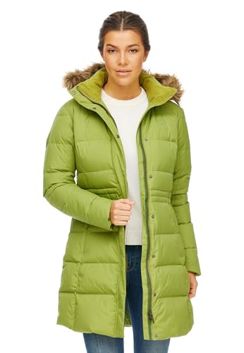 Jeff Green Damen Atmungsaktiver Wasserdichter Daunen Outdoor Parka Fely, Farbe:Iguana, Größe:36 von Jeff Green