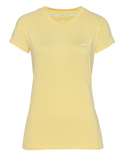 Jeff Green Damen Atmungsaktives Kurzarm Funktions Shirt Elisa, Farbe:Light Sun, Größe:36 von Jeff Green