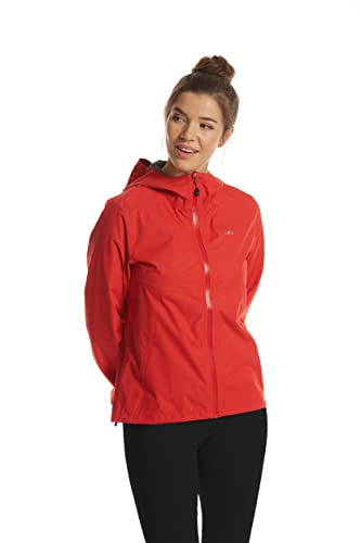 Jeff Green Damen Leichte Atmungsaktive Wasserdichte Regenjacke Lynette, Farbe:Red, Größe:42 von Jeff Green