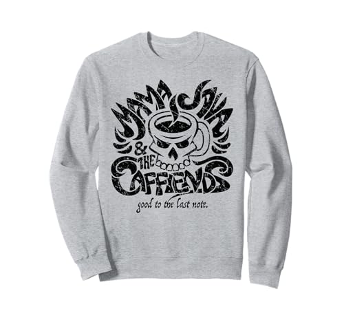 Mama Java and The Caffiends Music and Coffee Mashup Sweatshirt von Jeff Hobrath