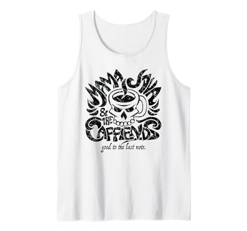 Mama Java and The Caffiends Music and Coffee Mashup Tank Top von Jeff Hobrath