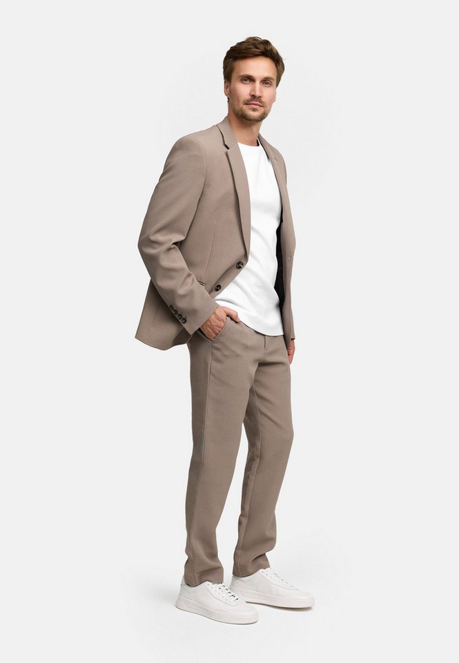 Jeff Anzug Herren JFMatthew set 2-Teiler Herrenanzug Herren Anzug 2-teilig im Regular Fit von Jeff