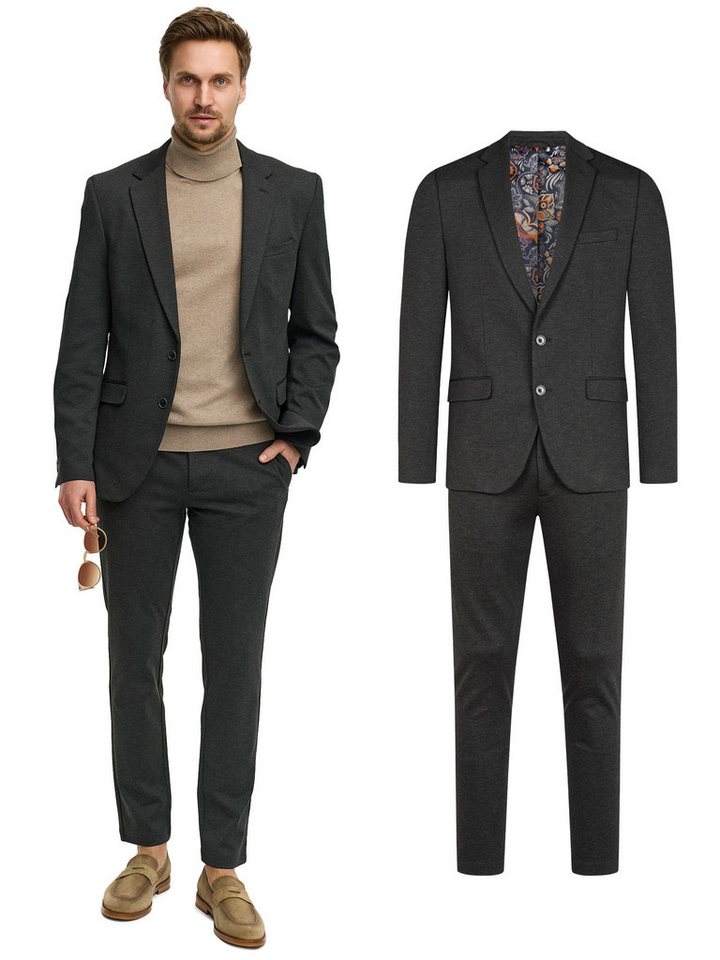 Jeff Anzug Herren JFEzra SET 2-Teiler Herrenanzug (Set, 2-tlg., Anzug Set) 2-teiliges Set von Jeff