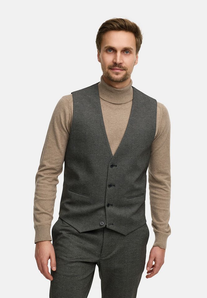 Jeff Anzugweste Herren JFLuca Anzug Weste Herrenweste aus super-stretchigem Material für ein angenehmes Tragegefühl von Jeff