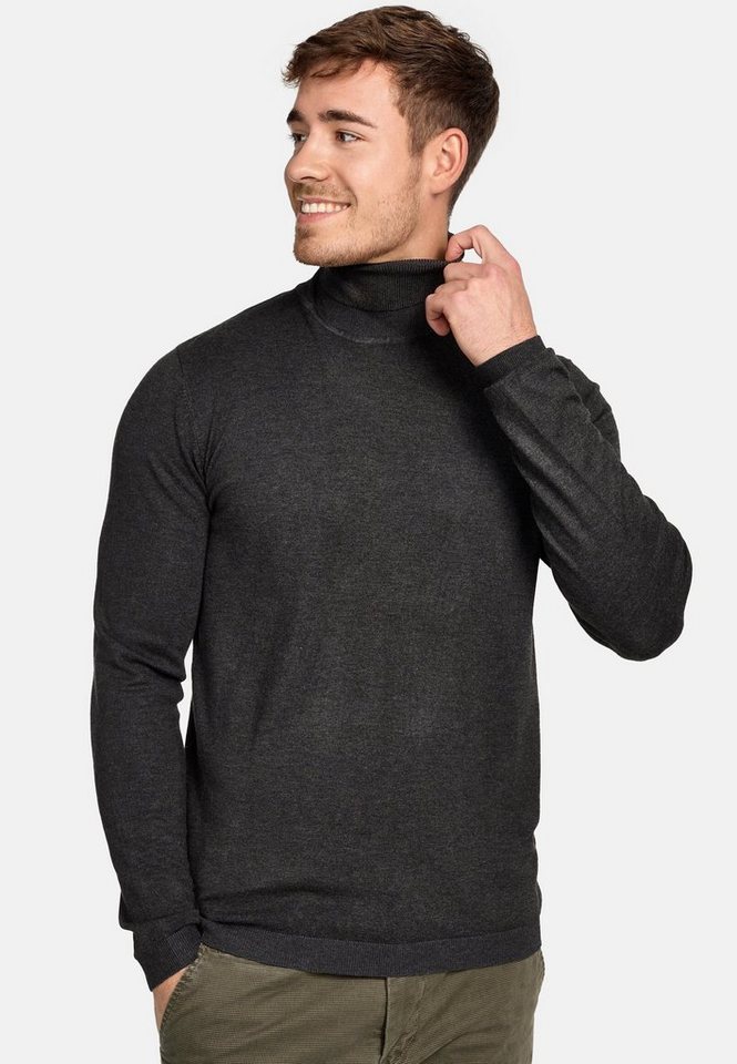 Jeff Strickpullover Herren Malcolm Pullover Herrenpullover Feinstrickpullover mit Rollkragen von Jeff