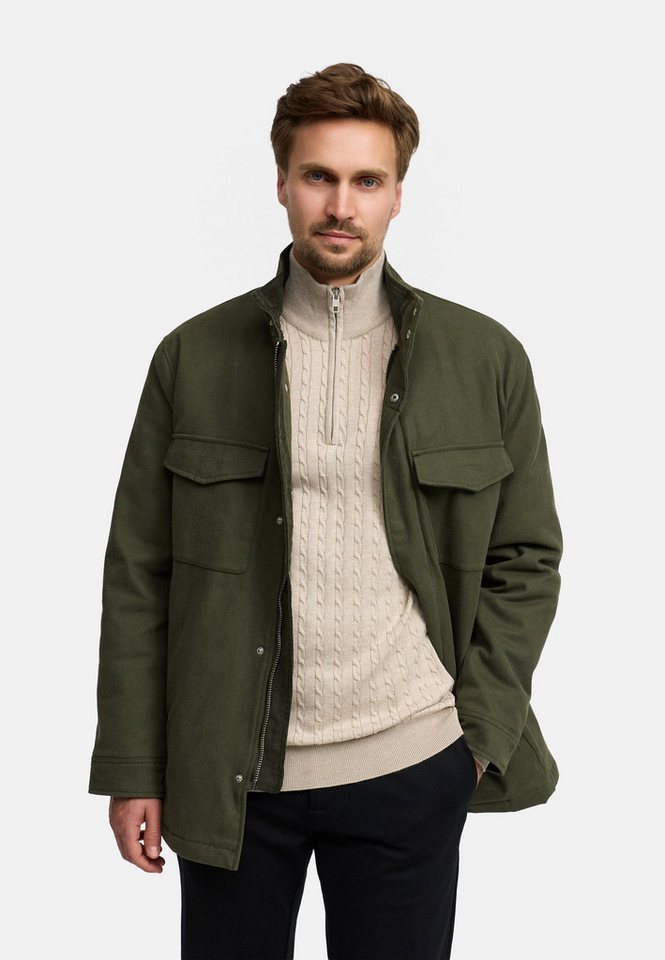 Jeff Wintermantel Herren JFAntoine Wintermantel Herrenmantel aus strapazierfähigem Baumwoll-Twill mit Stehkragen von Jeff