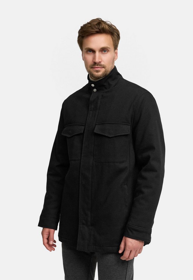 Jeff Wintermantel Herren JFAntoine Wintermantel Herrenmantel aus strapazierfähigem Baumwoll-Twill mit Stehkragen von Jeff