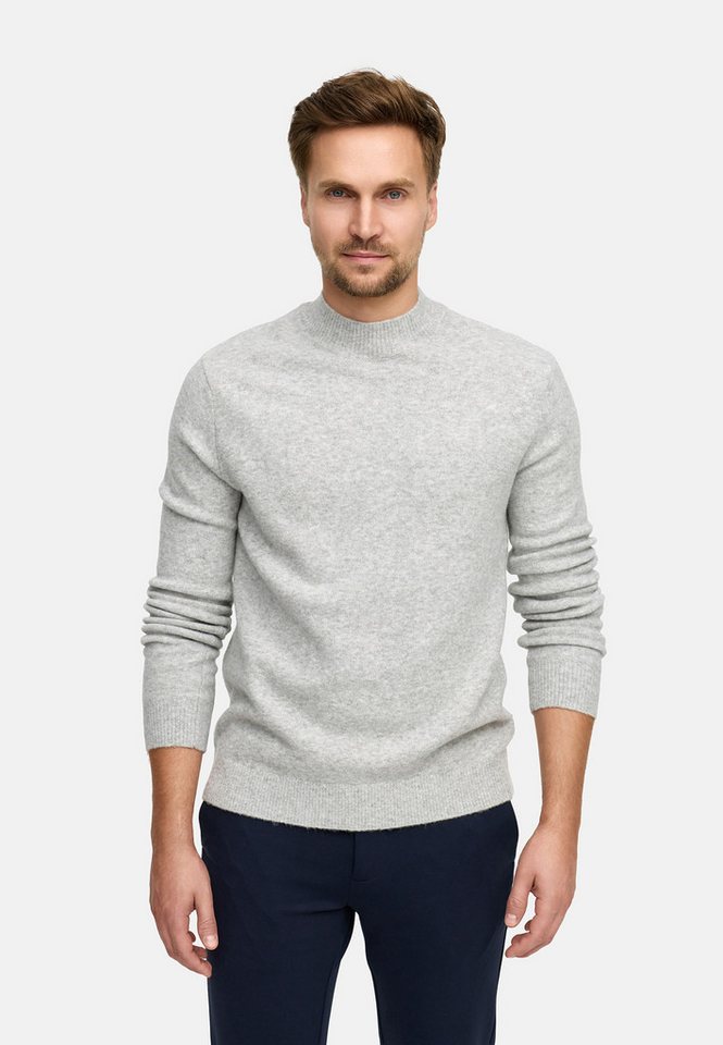 Jeff Strickpullover Herren JFCollin turtle Pullover Herrenpullover Stehkragenpullover aus Strick mit Rippbündchen von Jeff