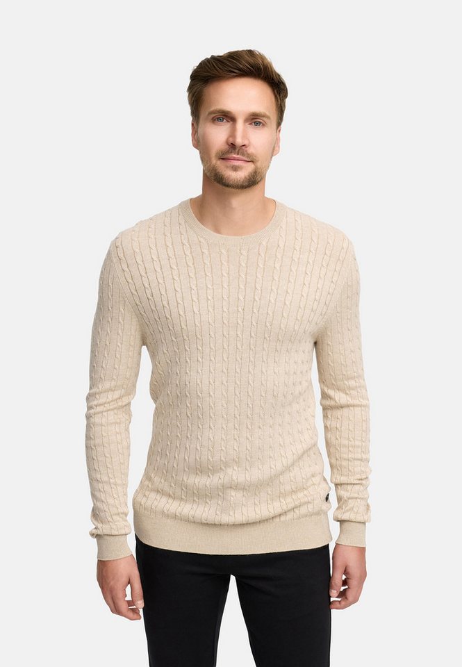 Jeff Strickpullover Herren JFCamden crew Pullover Herrenpullover mit Rundhalsausschnitt und feinem Strickmuster von Jeff
