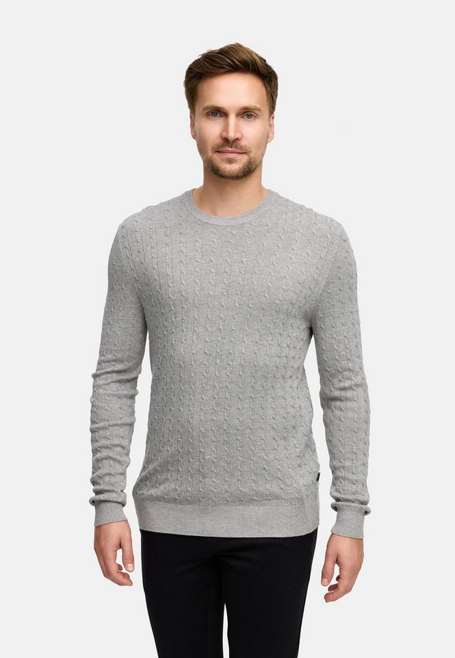 Jeff Strickpullover Herren JFCamden crew Pullover Herrenpullover mit Rundhalsausschnitt und feinem Strickmuster von Jeff