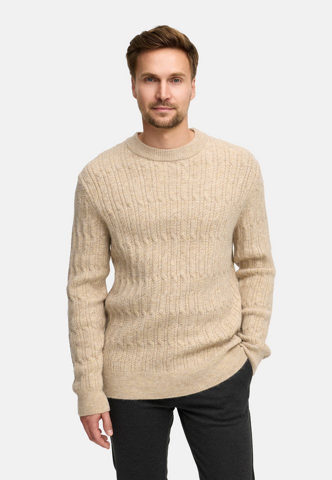 Jeff Strickpullover JFMicah crew neck Rundhalsausschnitt und bequemer Passform von Jeff