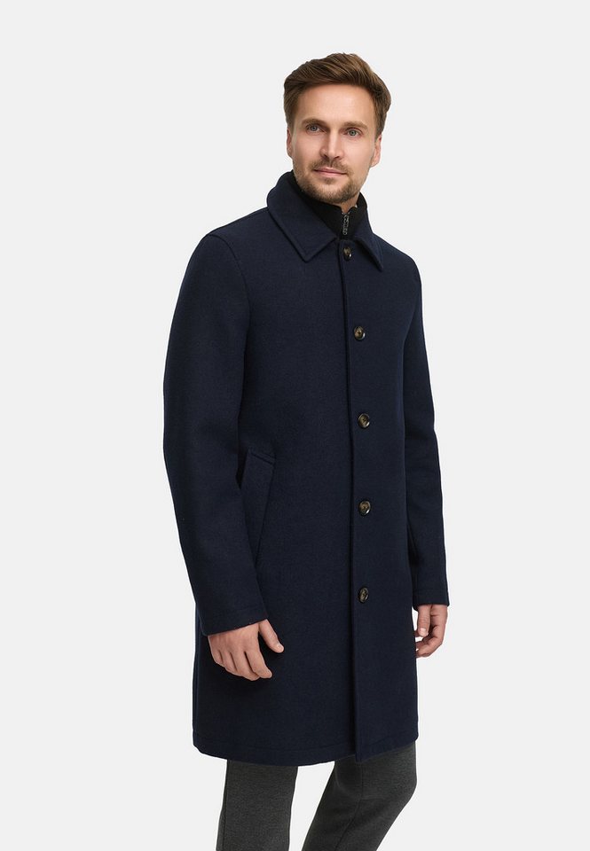 Jeff Wollmantel Herren JFTyler Winter Mantel Herrenmantel Eleganter Herrenmantel mit Wollanteil und Strickeinsatz von Jeff