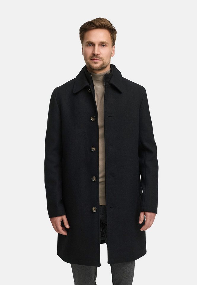 Jeff Wollmantel Herren JFTyler Winter Mantel Herrenmantel Eleganter Herrenmantel mit Wollanteil und Strickeinsatz von Jeff