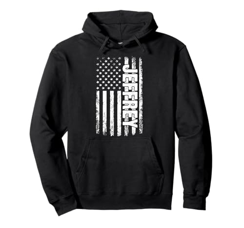 Jeffrey persönlicher Name American Flag Retro Männer Frauen Pullover Hoodie Jeffrey persönlicher Name American Flag Retro Männer Frauen Pullover Hoodie von Jeffrey spezialisiert den ersten Jungen Männer