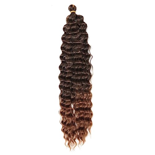 22 Zoll 28 Zoll Synthetische Lange Tiefe Welle Twist Häkeln Haar Rosa Flechten Haar Lockige Welle Extensions Für Frauen von Jegsnoe