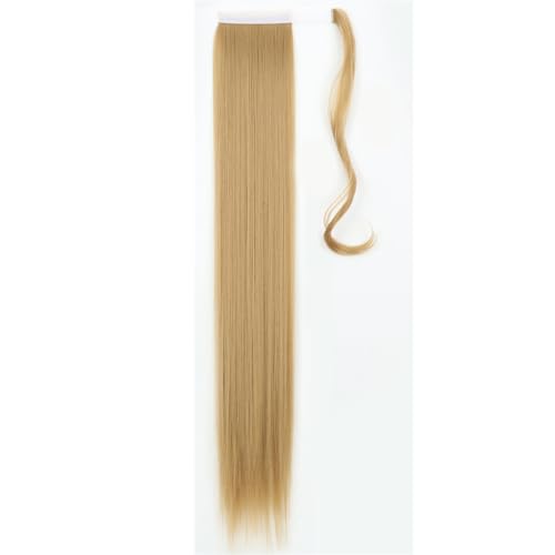 85 Cm Synthetische Lange Gerade Pferdeschwanz-Haarspange In Haarverlängerungen Blond Braun Umwickelndes Pferdeschwanz-Haarteil Für Frauen von Jegsnoe