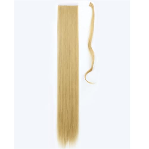 85 Cm Synthetische Lange Gerade Pferdeschwanz-Haarspange In Haarverlängerungen Blond Braun Umwickelndes Pferdeschwanz-Haarteil Für Frauen von Jegsnoe