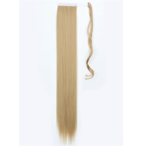 85 Cm Synthetische Lange Gerade Pferdeschwanz-Haarspange In Haarverlängerungen Blond Braun Umwickelndes Pferdeschwanz-Haarteil Für Frauen von Jegsnoe