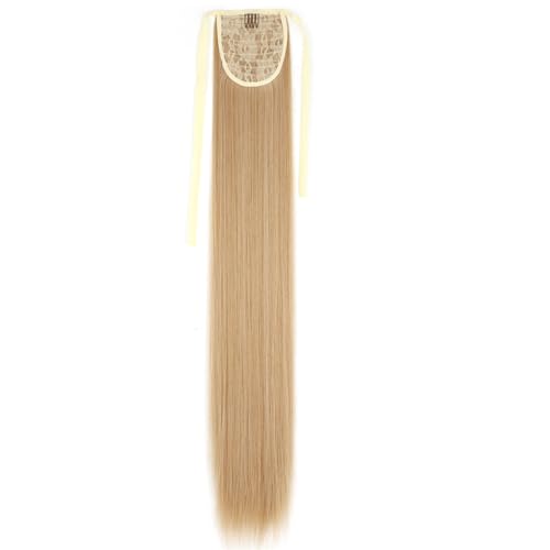 85 Cm Synthetische Lange Gerade Pferdeschwanz-Haarspange In Haarverlängerungen Blond Braun Umwickelndes Pferdeschwanz-Haarteil Für Frauen von Jegsnoe