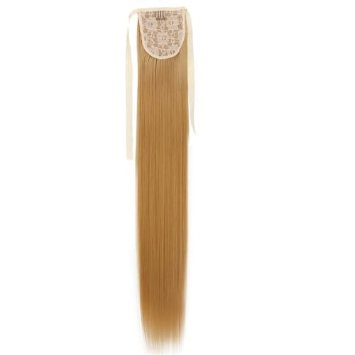 85 Cm Synthetische Lange Gerade Pferdeschwanz-Haarspange In Haarverlängerungen Blond Braun Umwickelndes Pferdeschwanz-Haarteil Für Frauen von Jegsnoe