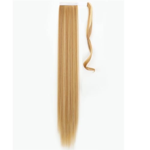 85 Cm Synthetische Lange Gerade Pferdeschwanz-Haarspange In Haarverlängerungen Blond Braun Umwickelndes Pferdeschwanz-Haarteil Für Frauen von Jegsnoe