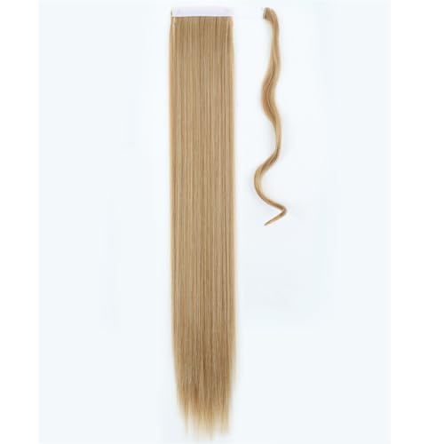 85 Cm Synthetische Lange Gerade Pferdeschwanz-Haarspange In Haarverlängerungen Blond Braun Umwickelndes Pferdeschwanz-Haarteil Für Frauen von Jegsnoe