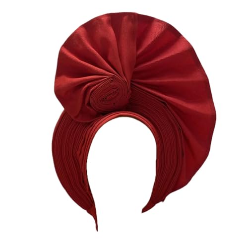 Afrikanisches Hochzeits-Stirnband für Damen, nigerianischer Turban, Auto-Gel-Stirnband, Hochzeits-Stirnband von Jegsnoe