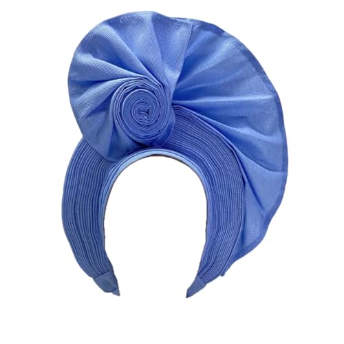 Afrikanisches Hochzeits-Stirnband für Damen, nigerianischer Turban, Auto-Gel-Stirnband, Hochzeits-Stirnband von Jegsnoe