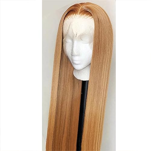 Blonde Lace Front Perücke 13X4 Transparente Spitze Frontal Echthaar Perücken Farbige Gerade Echthaar Perücken Für Frauen von Jegsnoe