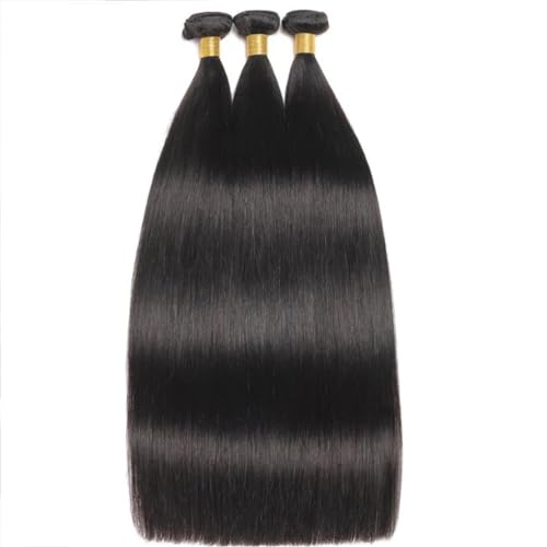 Gerade Bundles Knochen Gerade Echthaar Extensions 1/3/4 Bundles Natürliche Farbe Für Schwarze Frauen von Jegsnoe