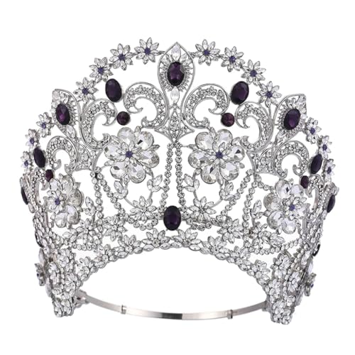 Haarschmuck, Glänzende Strass-Krone Und Tiara, Braut, Hochzeit, Party, Königin, Stirnband, Kopfschmuck von Jegsnoe