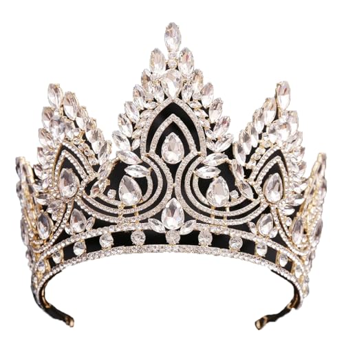 Haarschmuck Prinzessin Kristall Tiaras Und Kronen Stirnband Mädchen Braut Prom Krone Hochzeit Haarschmuck von Jegsnoe