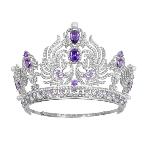 Hochzeit Krone Braut Kopfbedeckung Tiaras Geburtstag Königin Tiaras Und Krone Für Frauen Party Haarschmuck von Jegsnoe