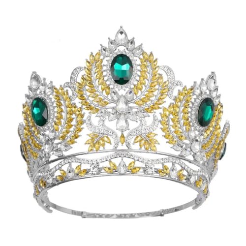 Hochzeit Tiara Und Kronen Für Frauen, Krone, Königin, Bunte Kronen, Kleid, Show, Stirnband, Prinzessin, Haarschmuck von Jegsnoe