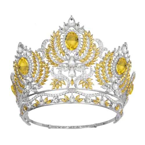 Hochzeit Tiara Und Kronen Für Frauen, Krone, Königin, Bunte Kronen, Kleid, Show, Stirnband, Prinzessin, Haarschmuck von Jegsnoe