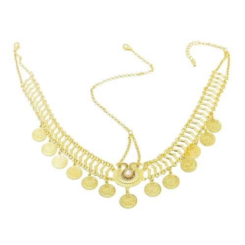 Indische Arabische Münzen-Quasten-Kopfketten Für Frauen, Böhmische Kristall-Stirnbänder, Braut, Hochzeit, Party, Haarschmuck Indische Arabische Münzen-Quasten-Kopfketten Für Frauen, Böhmische Kristall-Stirnbänder, Braut, Hochzeit, Party, Haarschmuck von Jegsnoe