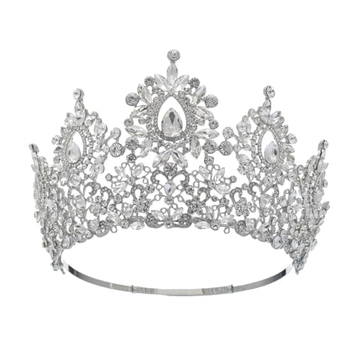 Kronen Für Frauen, Haarkrone, Königin, Party, Bühnenshow, Hochzeit, Tiaras, Kopfschmuck, Zubehör von Jegsnoe