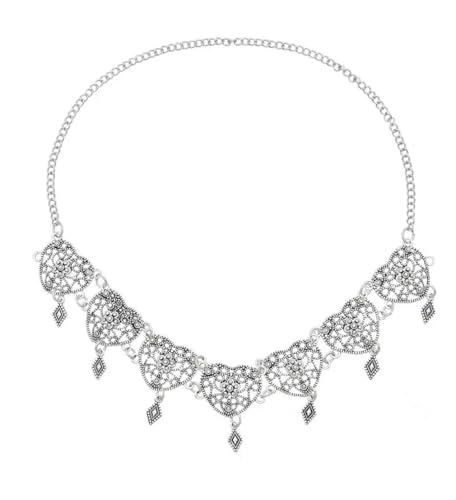 Lange Quasten Frauen Haarschmuck Vintage Bohemian Ethnic Hairwear Charms Kopfschmuck Anhänger Kopfketten Lange Quasten Frauen Haarschmuck Vintage Bohemian Ethnic Hairwear Charms Kopfschmuck Anhänger Kopfketten von Jegsnoe