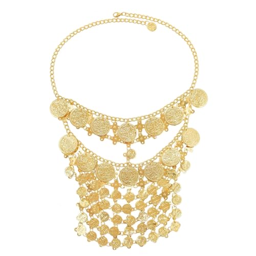 Luxus Frauen Münze Quasten Maskerade Schleier Gesicht Kette Bauchtanz Cosplay Party Stirnbänder Böhmischen Haar Zubehör von Jegsnoe