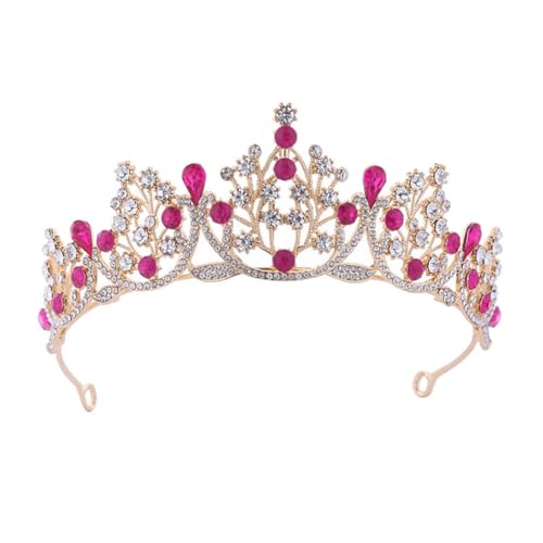 Luxus Kristall Hochzeit Königin Kronprinzessin Geburtstag Tiara Stirnbänder Für Frauen Krone Braut Haarschmuck von Jegsnoe